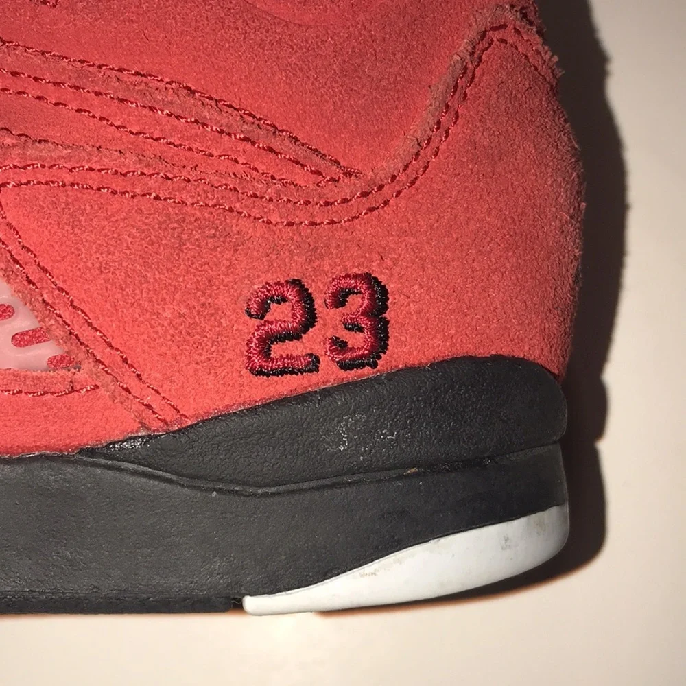 Boy’s Jordan 5 Retro Suede Sneakers